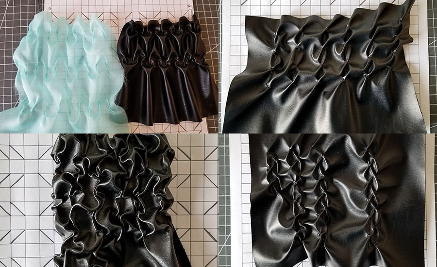 Waist bag design concept texture experiments