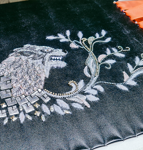Game of Thrones inspired bags collection Stark bag work in progress
