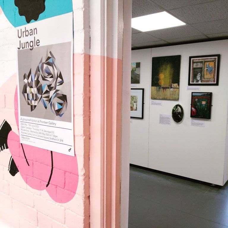 Lady Slipper Black at Fronteer Gallery, Sheffield