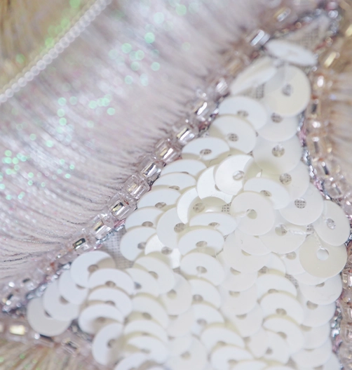 Parisian Couture Details - hand embroidery, sequins embroidery - by Ksenia Semirova