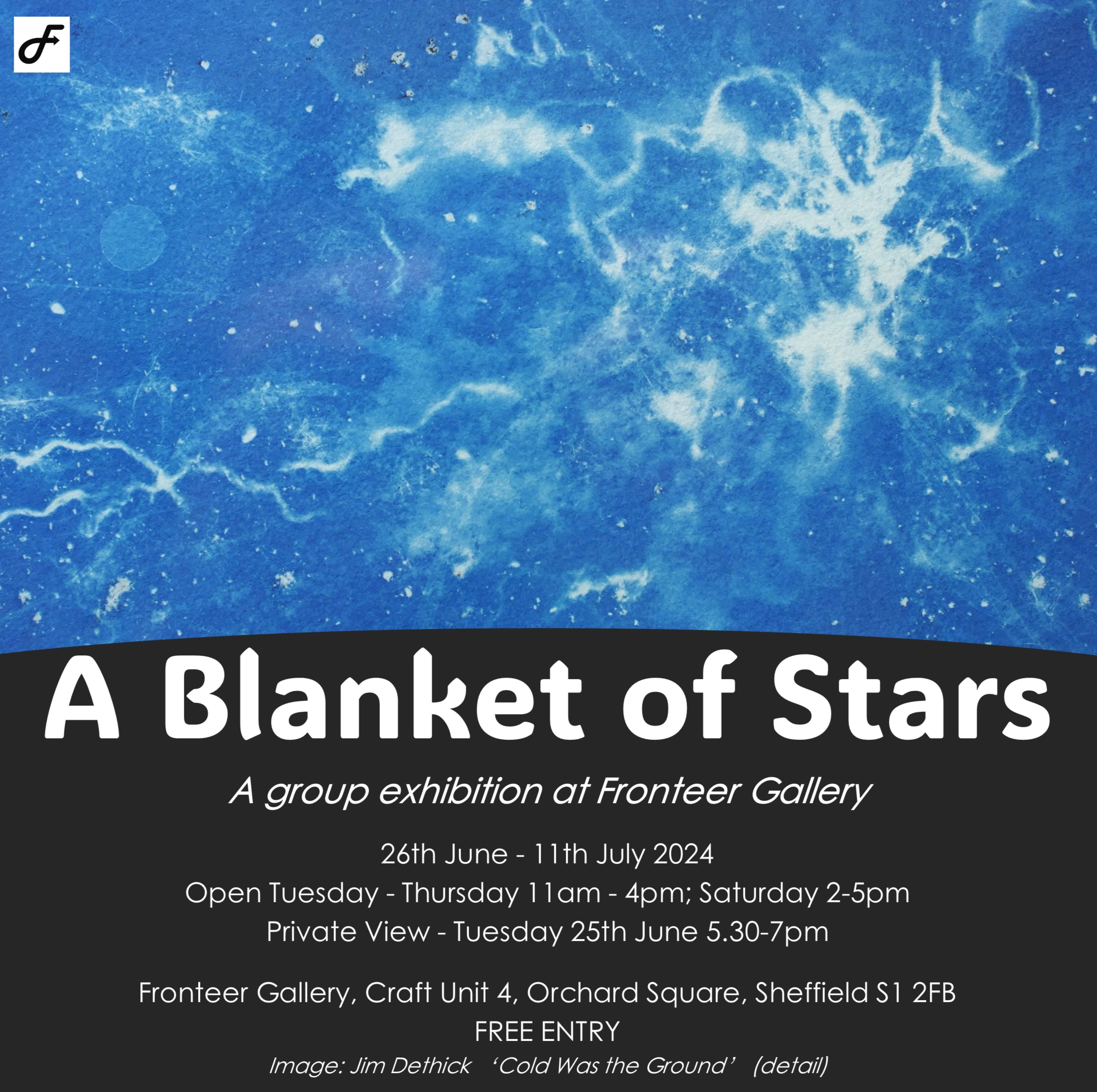 New Exhibition: "A Blanket of Stars" Featuring My Artwork "Faith"