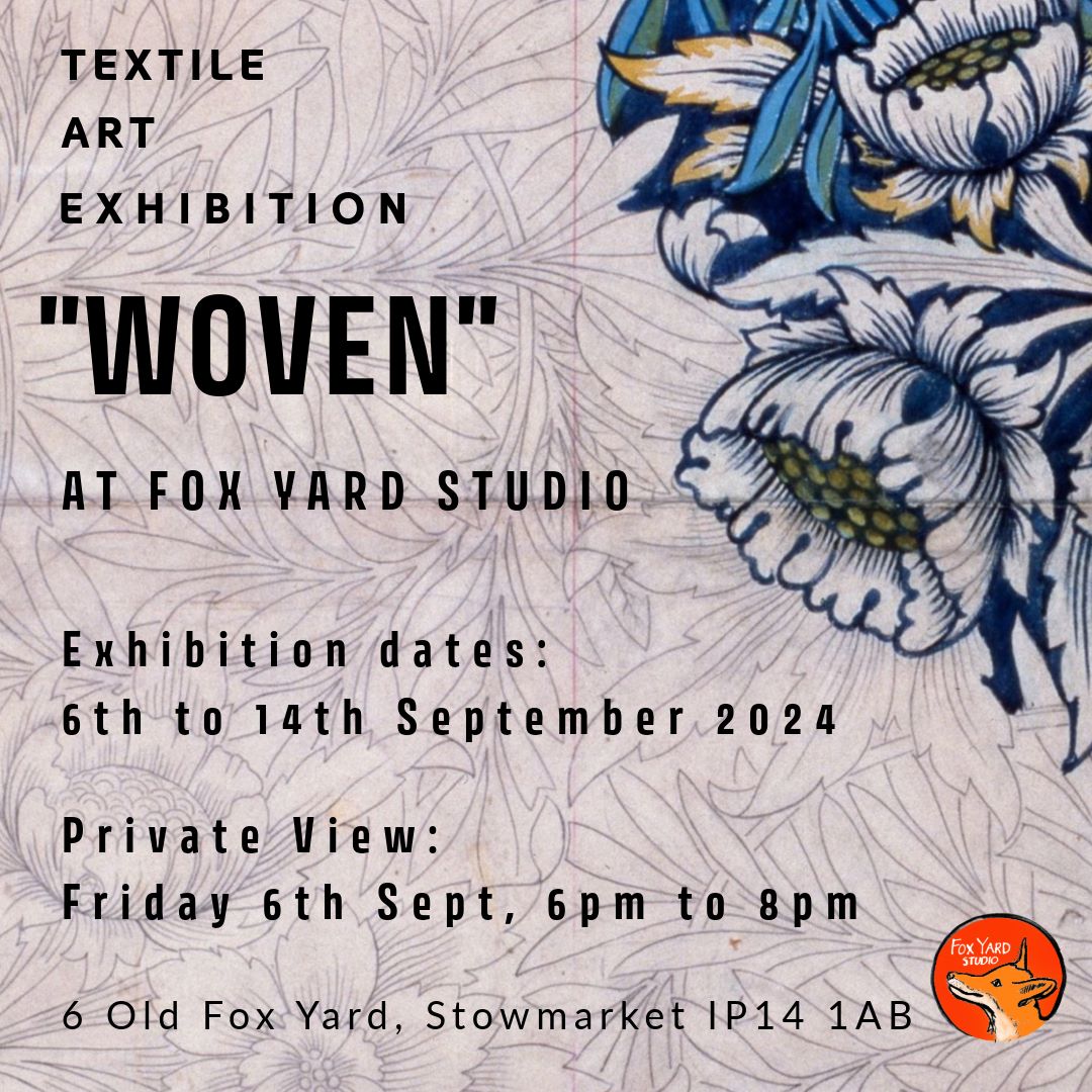 Ksenia Semirova’s Textile Art Featured in WOVEN Exhibition at Fox Yard Studio