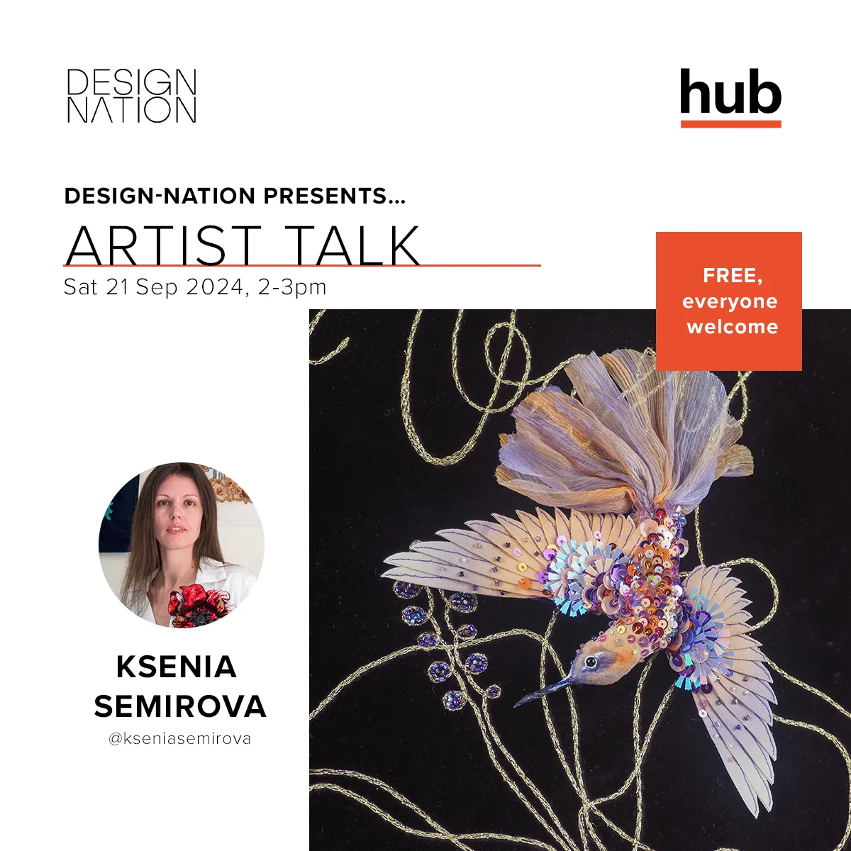 Artist Talk at Hub Sleaford: Design-Nation Presents