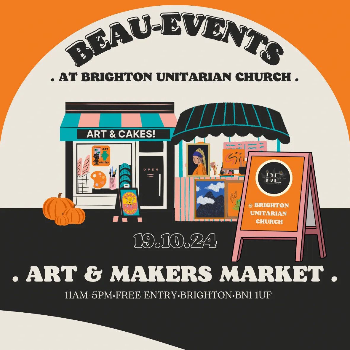 Join Ksenia Semirova at the Brighton Art & Makers Market – 19th October 2024