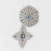 Handcrafted Snowflake Ornament – Jewels of Winter Collection. Introduction to Pearl Embroidery