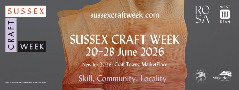 Sussex Craft Week 2026 takes place from 20–28 June, with Ksenia Semirova taking part in the Arundel Craft Town programme.